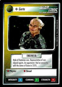 2000 Decipher Star Trek Trouble with Tribbles - Starter Deck Reprints #NNO Gorta Front