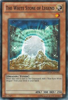 2012 Yu-Gi-Oh! Dragons Collide English #SDDC-EN006 The White Stone of Legend Front