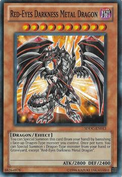 2012 Yu-Gi-Oh! Dragons Collide English #SDDC-EN013 Red-Eyes Darkness Metal Dragon Front