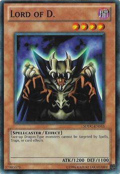 2012 Yu-Gi-Oh! Dragons Collide English #SDDC-EN015 Lord of D. Front