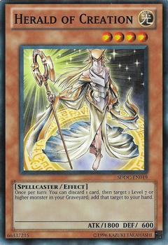 2012 Yu-Gi-Oh! Dragons Collide English #SDDC-EN019 Herald of Creation Front