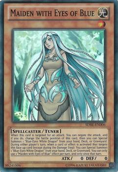 2013 Yu-Gi-Oh! Saga of Blue-Eyes White Dragon English #SDBE-EN006 Maiden with Eyes of Blue Front