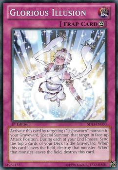 2014 Yu-Gi-Oh! Realm of Light English 1st Edition #SDLI-EN030 Glorious Illusion Front