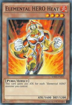 2015 Yu-Gi-Oh! Hero Strike #SDHS-EN005 Elemental HERO Heat Front