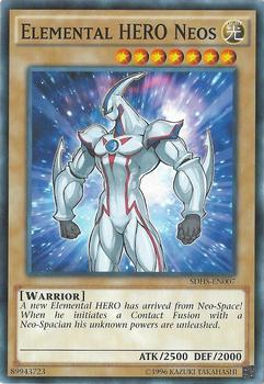 2015 Yu-Gi-Oh! Hero Strike #SDHS-EN007 Elemental HERO Neos Front