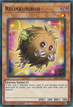 2018 Yu-Gi-Oh! Lair of Darkness English 1st Edition #SR06-EN021 Relinkuriboh Front