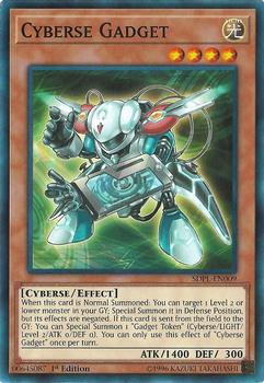 2018 Yu-Gi-Oh! Powercode Link English 1st Edition #SDPL-EN009 Cyberse Gadget Front