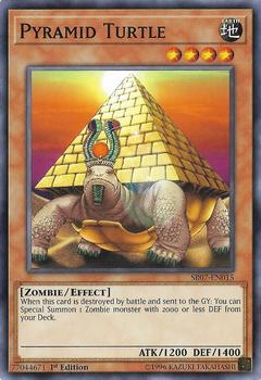 2018 Yu-Gi-Oh! Zombie Horde English 1st Edition #SR07-EN015 Pyramid Turtle Front