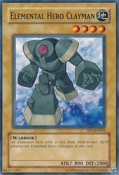 2006 Yu-Gi-Oh! Jaden Yuki #DP1-EN003 Elemental HERO Clayman Front