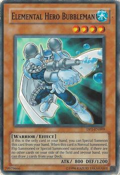 2006 Yu-Gi-Oh! Jaden Yuki #DP1-EN009 Elemental HERO Bubbleman Front