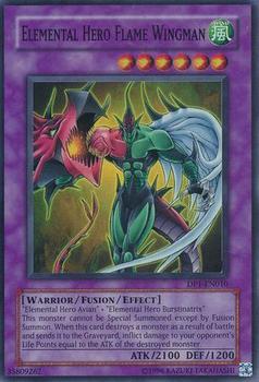 2006 Yu-Gi-Oh! Jaden Yuki #DP1-EN010 Elemental HERO Flame Wingman Front