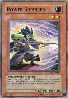 2010 Yu-Gi-Oh! Absolute Powerforce #ABPF-EN007 Power Supplier Front