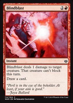 2019 Magic the Gathering War of the Spark #114 Blindblast Front