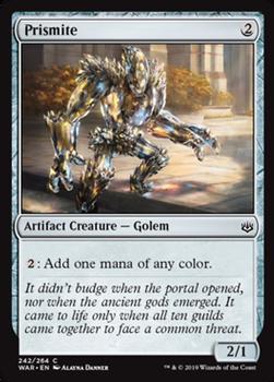 2019 Magic the Gathering War of the Spark #242 Prismite Front