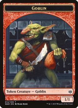 2019 Magic the Gathering War of the Spark - Tokens #014/019 Goblin Front