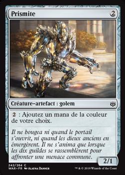 2019 Magic the Gathering War of the Spark French #242 Prismite Front