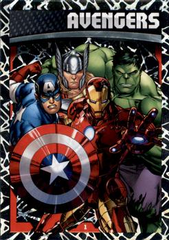 2015 Topps Marvel Avengers Hero Attax #1 Avengers Front