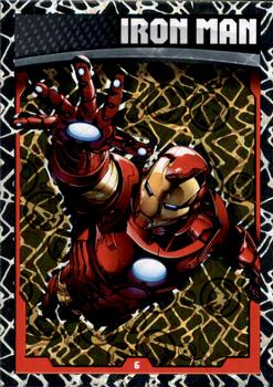 2015 Topps Marvel Avengers Hero Attax #6 Iron Man Front