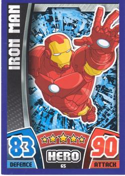 2015 Topps Marvel Avengers Hero Attax #65 Iron Man Front