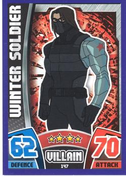 2015 Topps Marvel Avengers Hero Attax #147 Winter Soldier Front