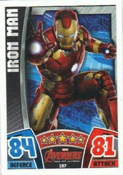2015 Topps Marvel Avengers Hero Attax #197 Iron Man Front