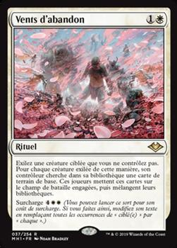 2019 Magic the Gathering Modern Horizons French #37 Vents d'abandon Front