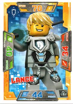 2016 Blue Ocean Entertainment Lego Nexo Knights #6 Lance Front