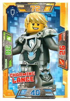 2016 Blue Ocean Entertainment Lego Nexo Knights #7 Charming Lance Front