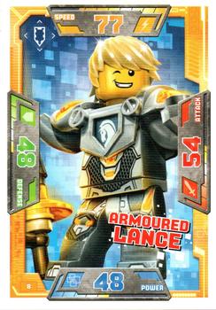 2016 Blue Ocean Entertainment Lego Nexo Knights #8 Armoured Lance Front