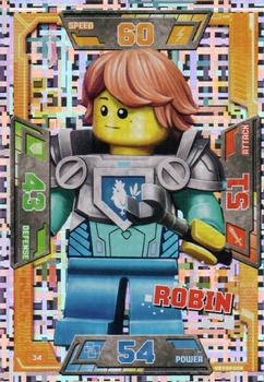 2016 Blue Ocean Entertainment Lego Nexo Knights #34 Robin Front