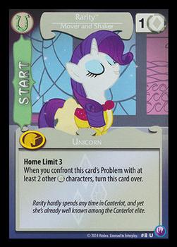 2014 Enterplay My Little Pony Canterlot Nights #8 Rarity Front