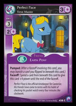 2014 Enterplay My Little Pony Canterlot Nights #58 Perfect Pace Front