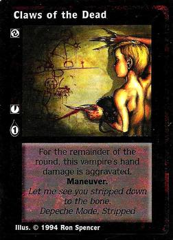 1994 Wizards of the Coast Jyhad (Vampire the Eternal Struggle Limited) #NNO Claws of the Dead Front