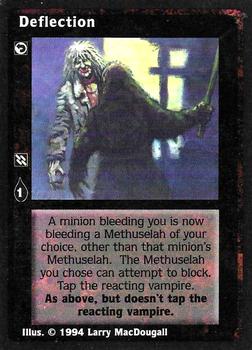 1994 Wizards of the Coast Jyhad (Vampire the Eternal Struggle Limited) #NNO Deflection Front
