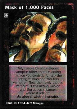 1994 Wizards of the Coast Jyhad (Vampire the Eternal Struggle Limited) #NNO Mask of a Thousand Faces Front