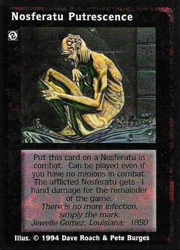 1994 Wizards of the Coast Jyhad (Vampire the Eternal Struggle Limited) #NNO Nosferatu Putrescence Front