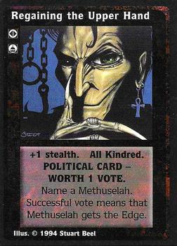 1994 Wizards of the Coast Jyhad (Vampire the Eternal Struggle Limited) #NNO Regaining the Upper Hand Front