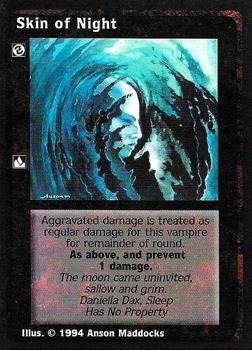 1994 Wizards of the Coast Jyhad (Vampire the Eternal Struggle Limited) #NNO Skin of Night Front