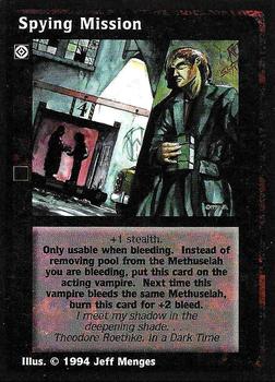 1994 Wizards of the Coast Jyhad (Vampire the Eternal Struggle Limited) #NNO Spying Mission Front