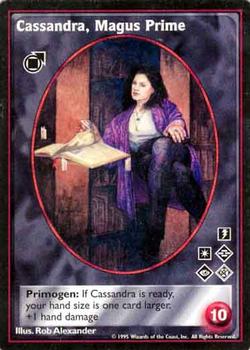 1995 Wizards of the Coast Vampire the Eternal Struggle #NNO Cassandra, Magus Prime Front