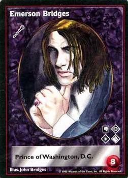1995 Wizards of the Coast Vampire the Eternal Struggle #NNO Emerson Bridges Front