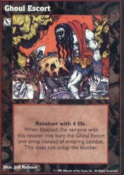 1995 Wizards of the Coast Vampire the Eternal Struggle #NNO Ghoul Escort Front