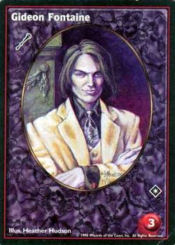 1995 Wizards of the Coast Vampire the Eternal Struggle #NNO Gideon Fontaine Front
