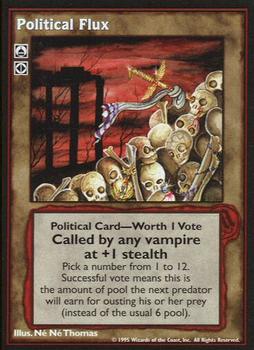 1995 Wizards of the Coast Vampire the Eternal Struggle #NNO Political Flux Front