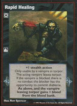 1995 Wizards of the Coast Vampire the Eternal Struggle #NNO Rapid Healing Front