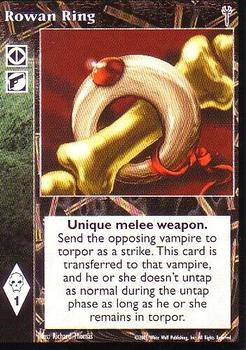 1995 Wizards of the Coast Vampire the Eternal Struggle #NNO Rowan Ring Front