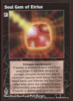 1995 Wizards of the Coast Vampire the Eternal Struggle #NNO Soul Gem of Etrius Front