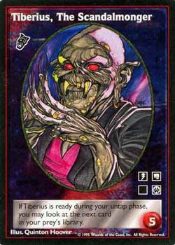 1995 Wizards of the Coast Vampire the Eternal Struggle #NNO Tiberius, The Scandalmonger Front