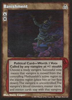 1995 Wizards of the Coast Vampire the Eternal Struggle Dark Sovereigns #NNO Banishment Front