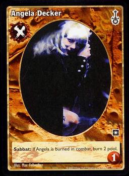 2000 White Wolf Vampire the Eternal Struggle Sabbat War #NNO Angela Decker Front